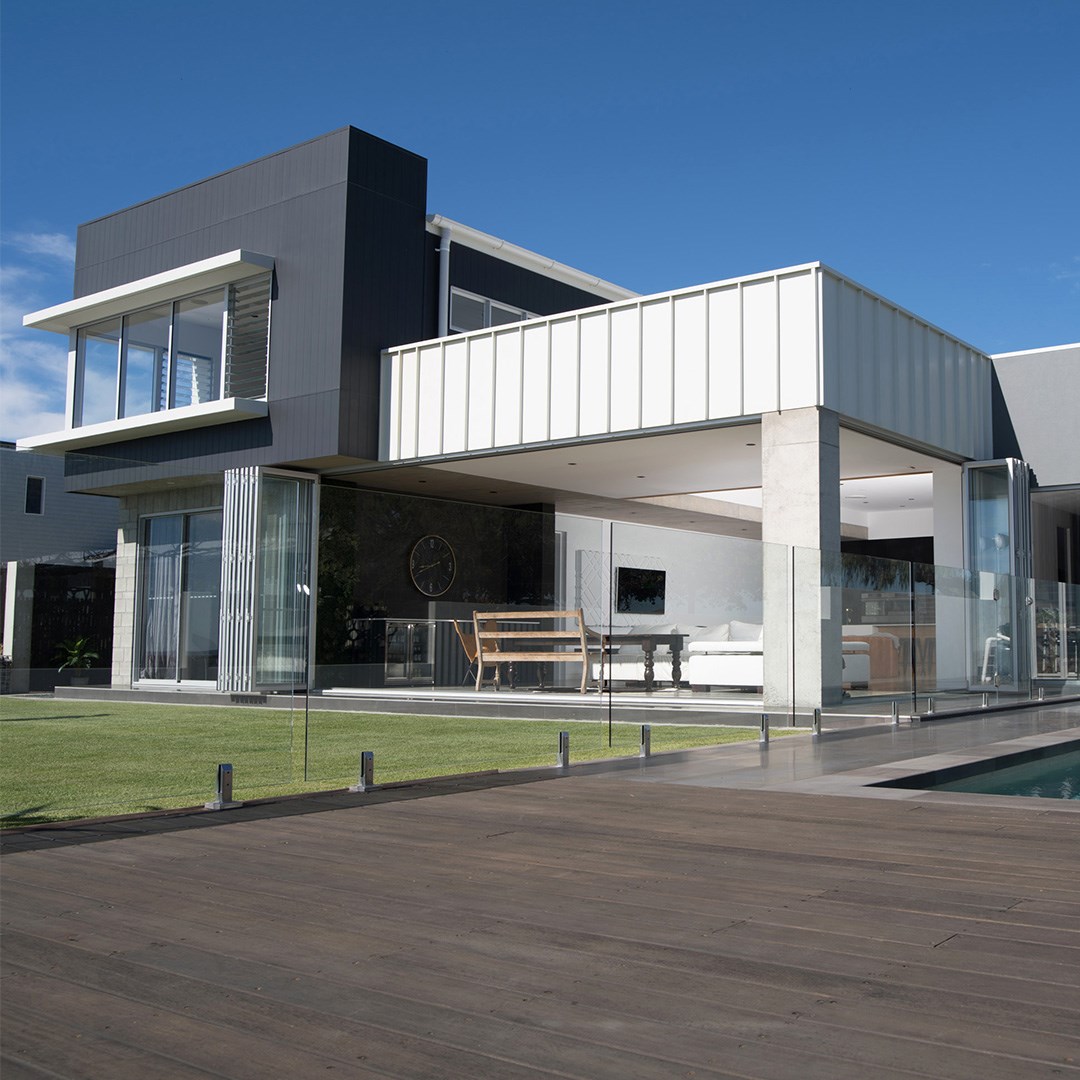 A Modern Home with External Cladding and Weatherboards | External Cladding and Weatherboards Page Image